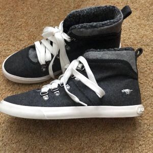 Rocket Dog wool, high top sneakers